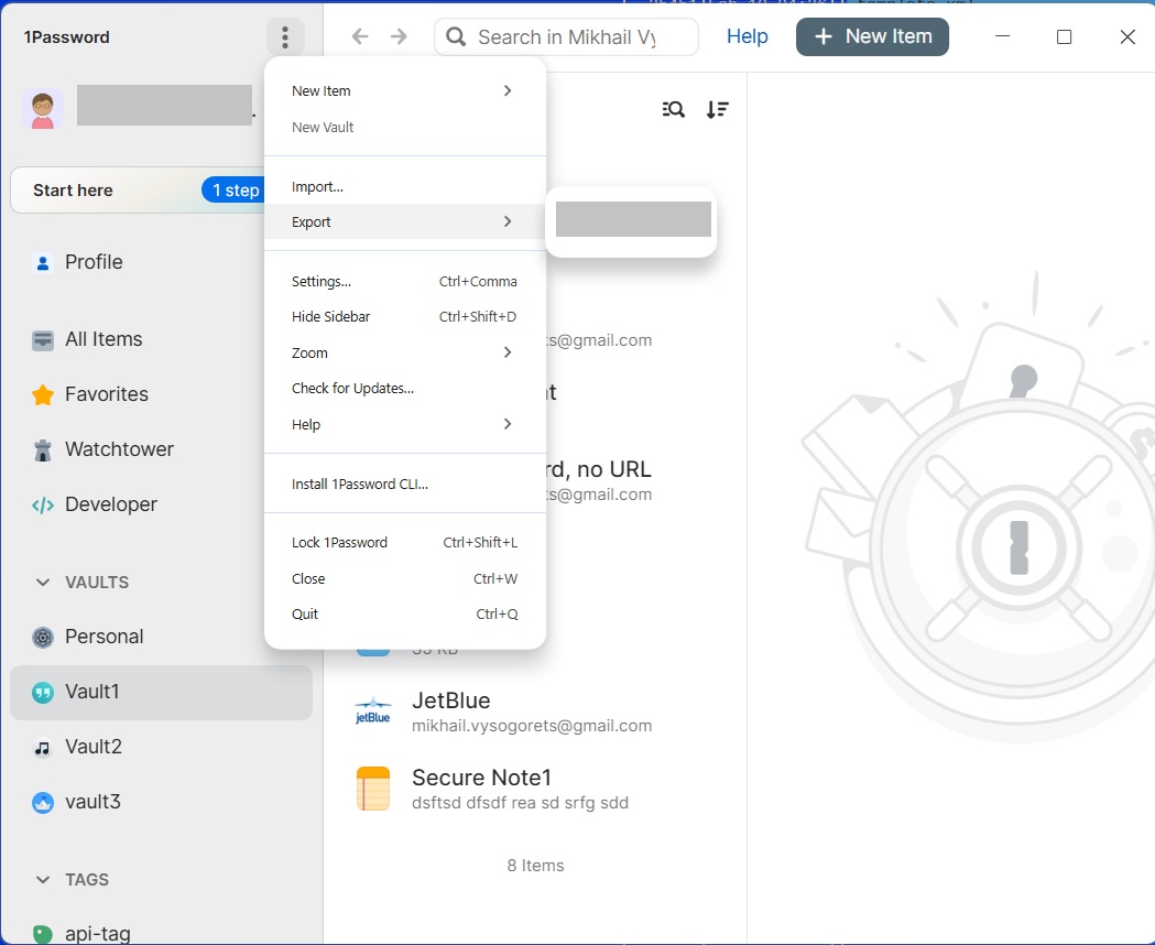 1Password Desktop Application