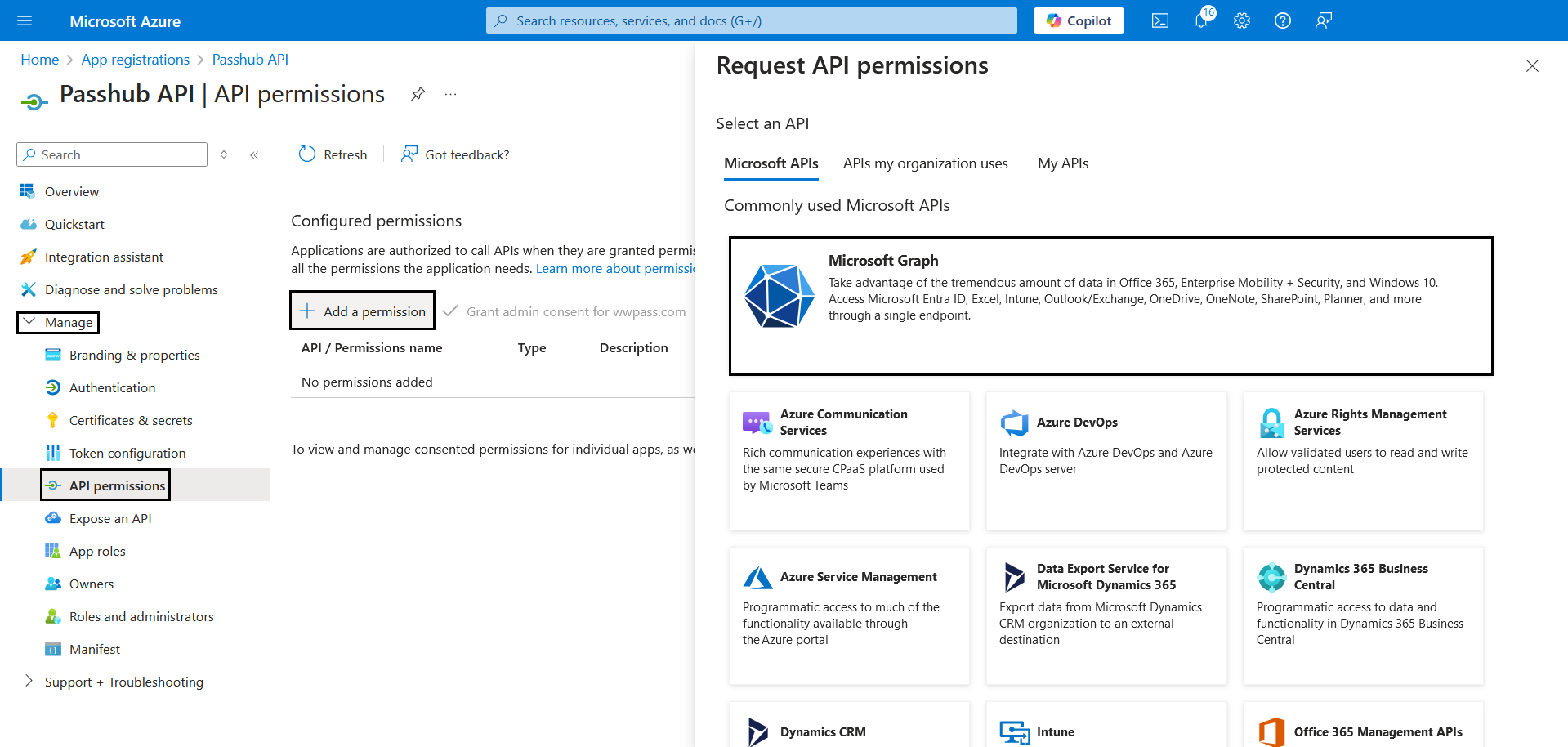 Graph Permissions